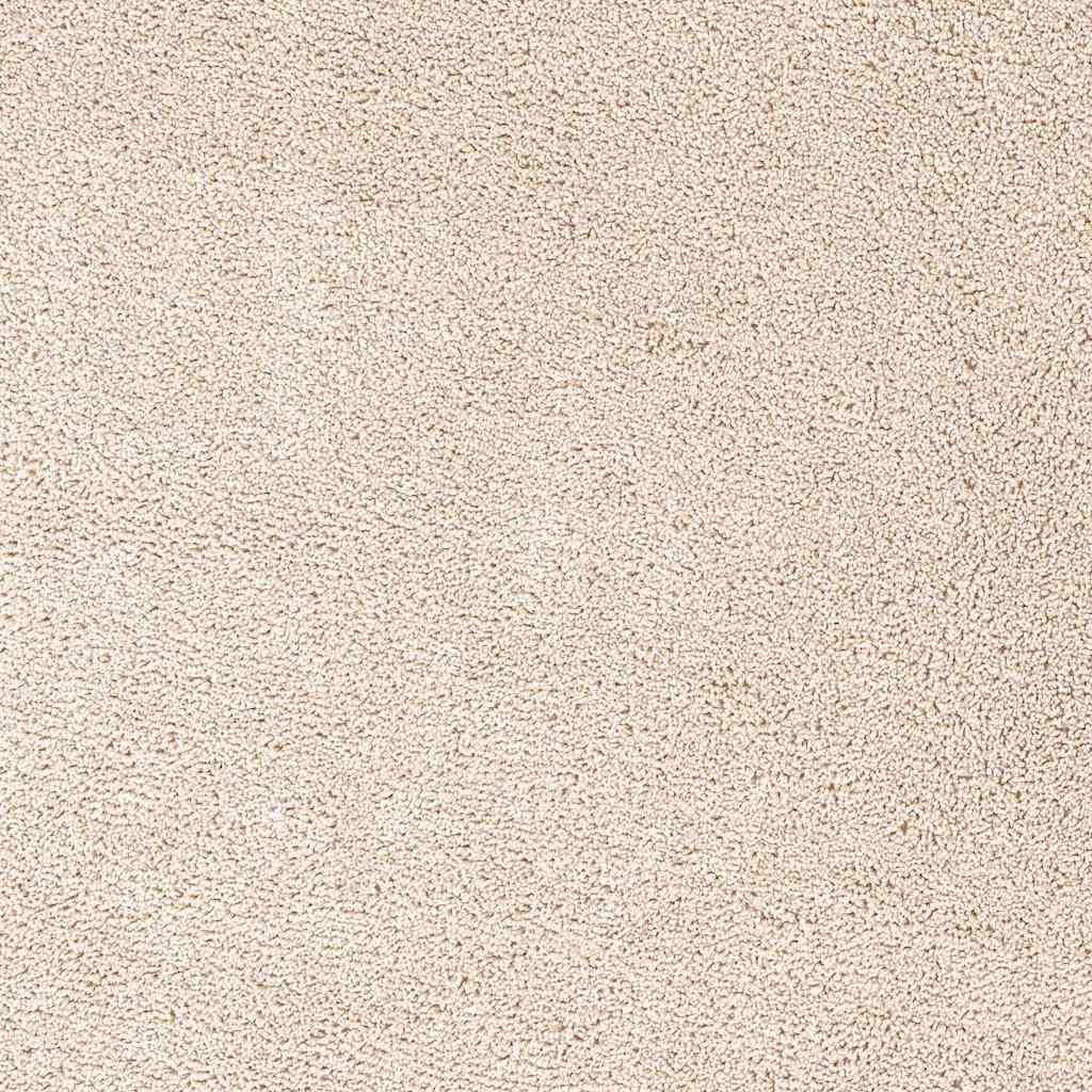 Teppich Creme 120 x 120 cm Polypropylen